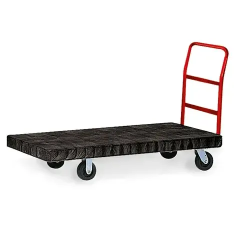 CARRO DE PLATAFORMA DE USO PESADO  6 CM X 152 CM NEGRO