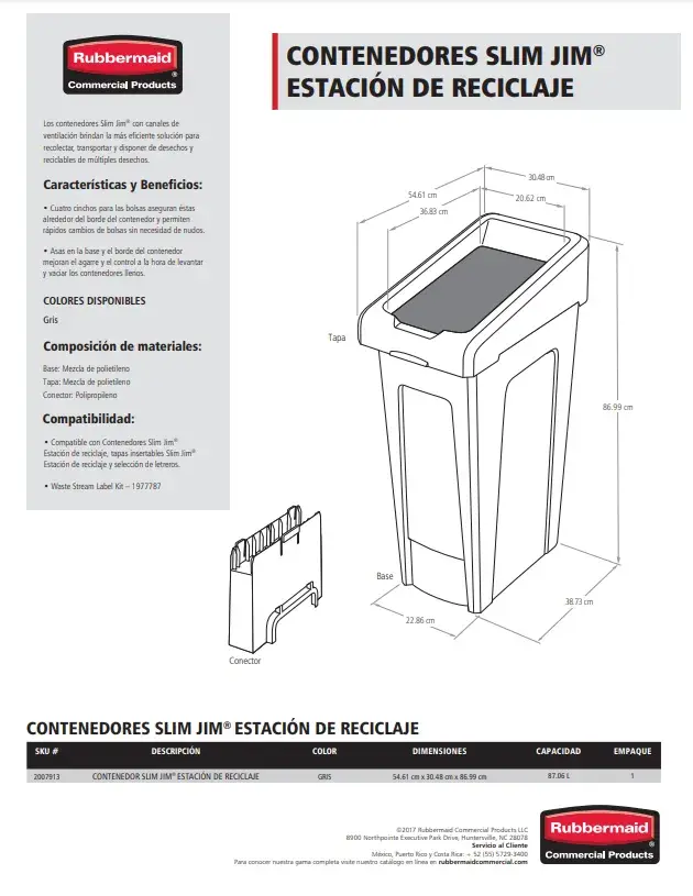 Slim Jim 2007913 Ficha Técnica