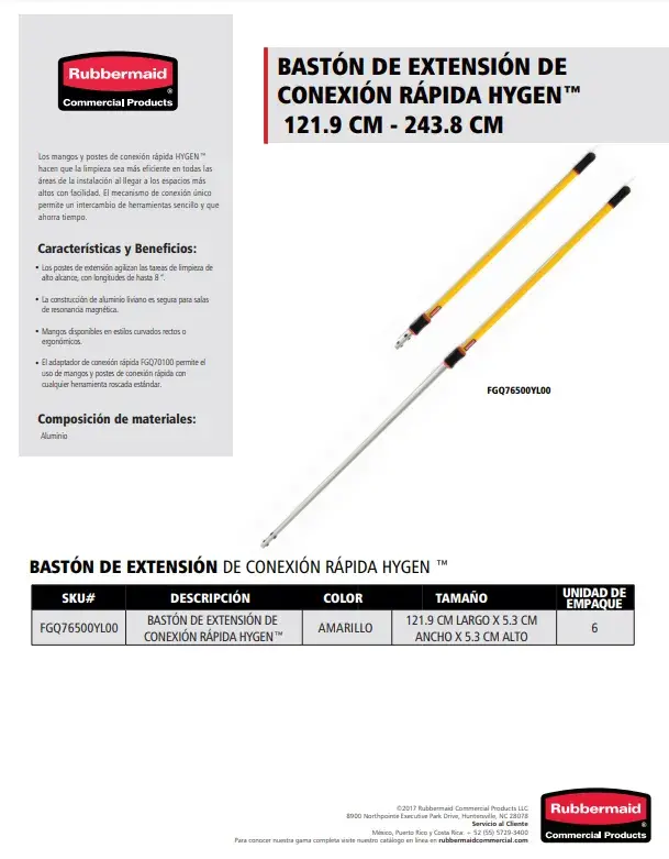 FGQ76500YL00 Bastón de extensión