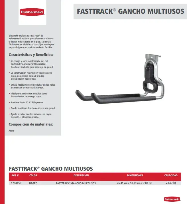 1784459 Gancho multiusos FastTrack