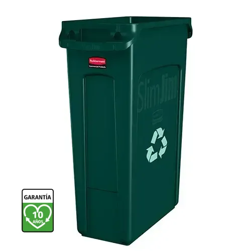 CONTENEDOR SLIM JIM® 87 LTS RECICLAJE VERDE