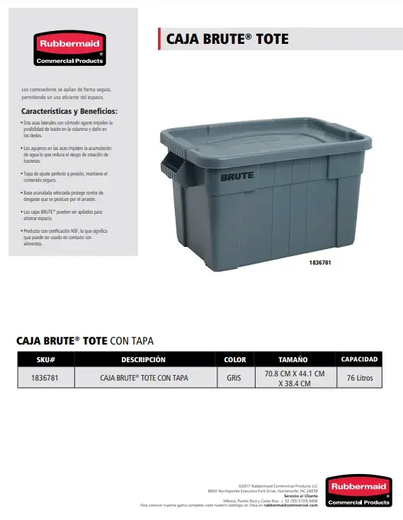 1836781 Caja Brute® Tote