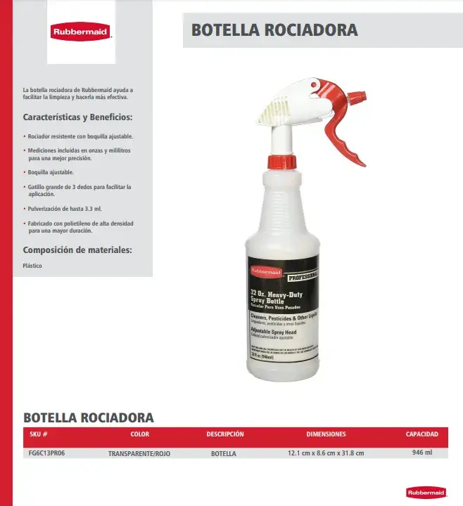 FG6C13PR06 Botella rociadora